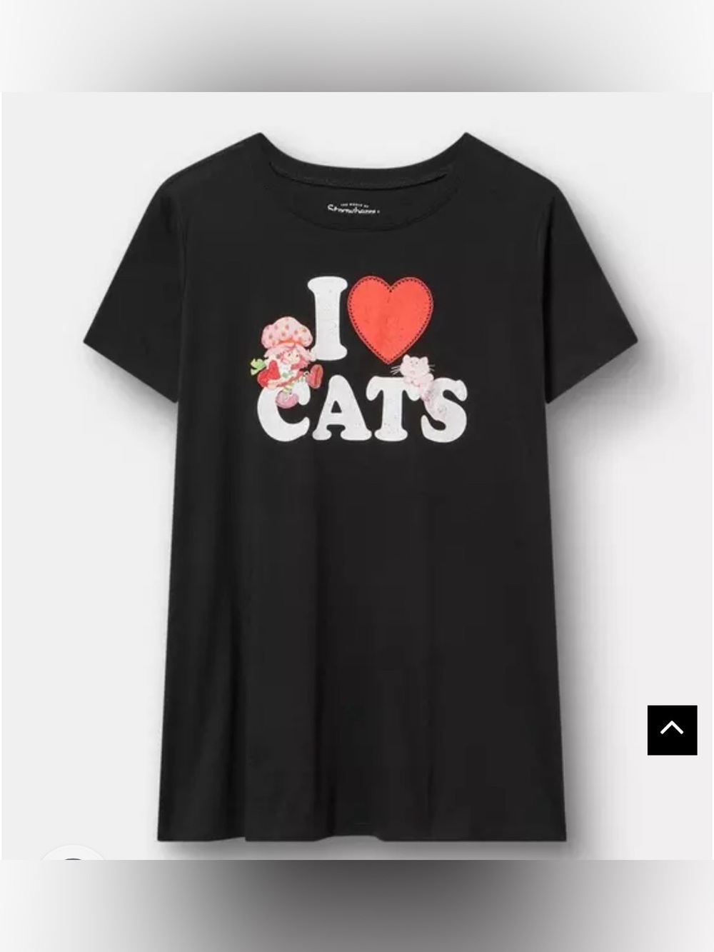 NWT Torrid Strawberry Shortcake “I Love cats” short sleeve tee size 4X